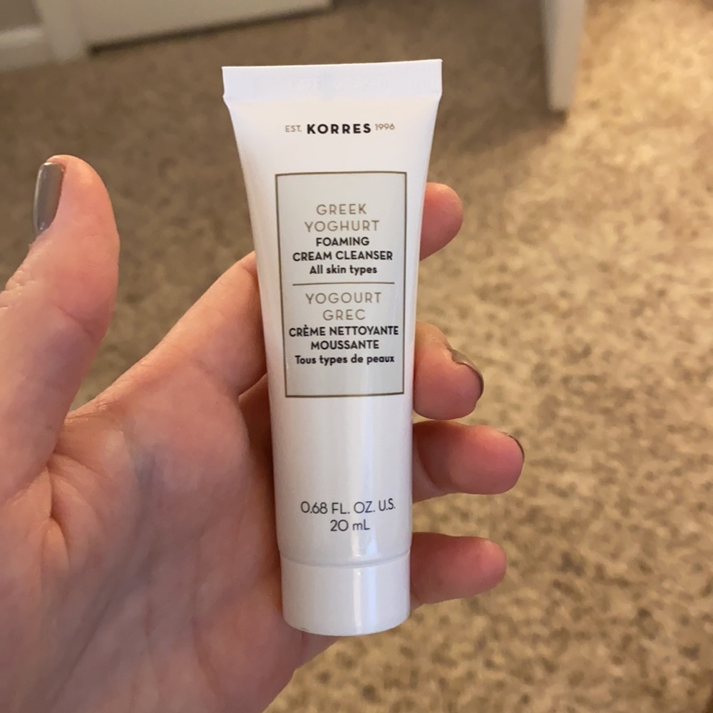 Korres Greek Yogurt Foaming Cream Cleanser
